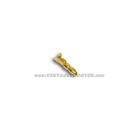 Cosse ronde male à sertir Laiton 3,9 mm 